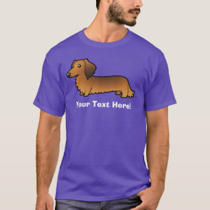Cartoon Dachshund (longhair) T-Shirt