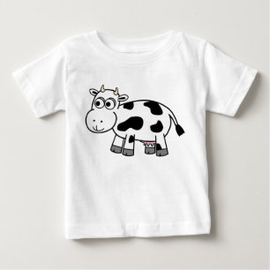 Cartoon Dairy Cow Shirt! Baby T-Shirt