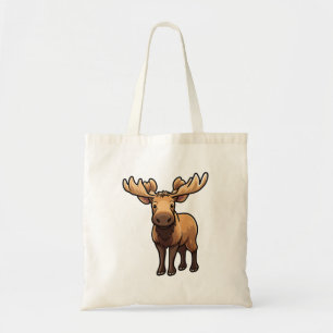 Cartoon deer illustration Tote Bag