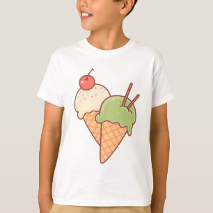 Cartoon Dessert Tee for boy