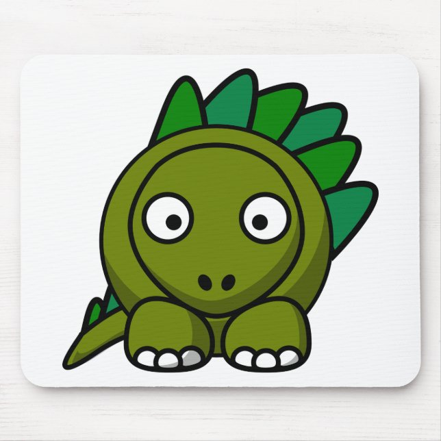 Cartoon Dinosaur Mouse Mat (Front)
