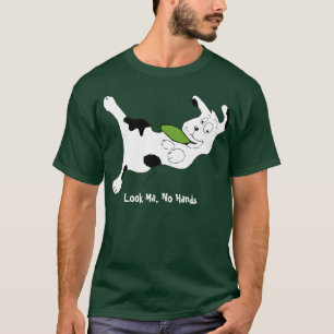 Cartoon Dog Catch Frisbee T-Shirt