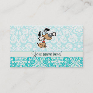 Cartoon Dog; Cute Business Card