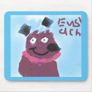 Cartoon dog design mouse mat