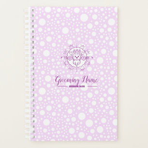 Cartoon Dog Illustration for Grooming Planner