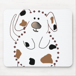 Cartoon Dog Mouse Mat