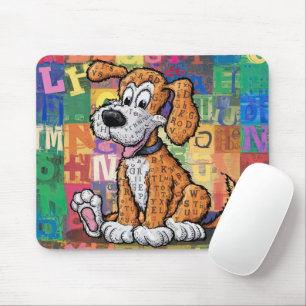 Cartoon Dog Mouse Mat