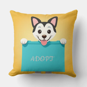 Cartoon Dog Personalised Pet Lover Home Décor Gift Cushion