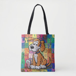 Cartoon Dog Tote Bag