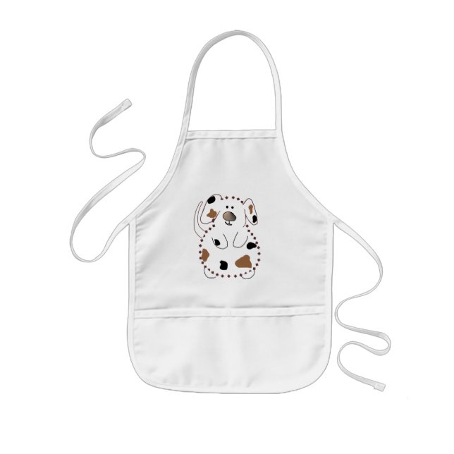 Cartoon Dog Tshirts and Gifts Kids Apron (Front)