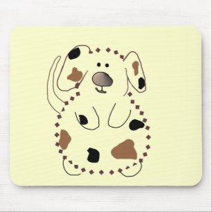 Cartoon Dog Tshirts and Gifts Mouse Mat
