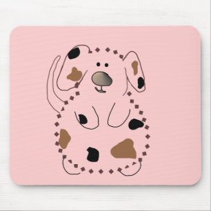 Cartoon Dog Tshirts and Gifts Mouse Mat