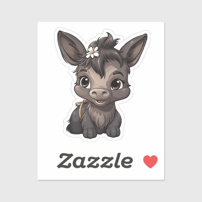 Cartoon donkey illustration (Sheet)