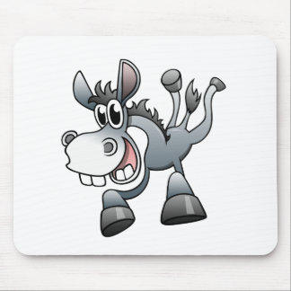 Cartoon Donkey Mouse Mat