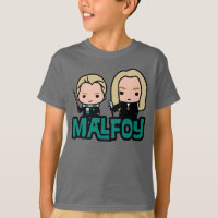 Cartoon Draco and Lucius Malfoy Character Art