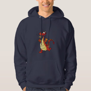 Cartoon Dragon; Blue Hoodie