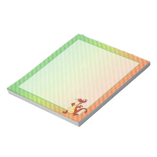 Cartoon Dragon Design Notepad