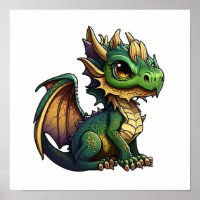 Cartoon dragon illustration