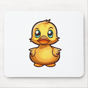 Cartoon duck illustration mouse mat