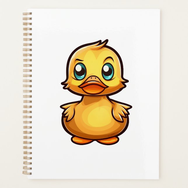 Cartoon duck illustration planner (Front)