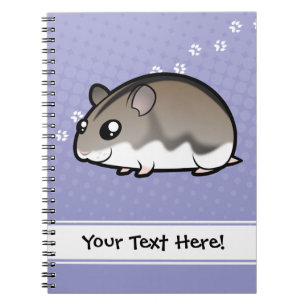 Cartoon Dwarf Hamster Notebook