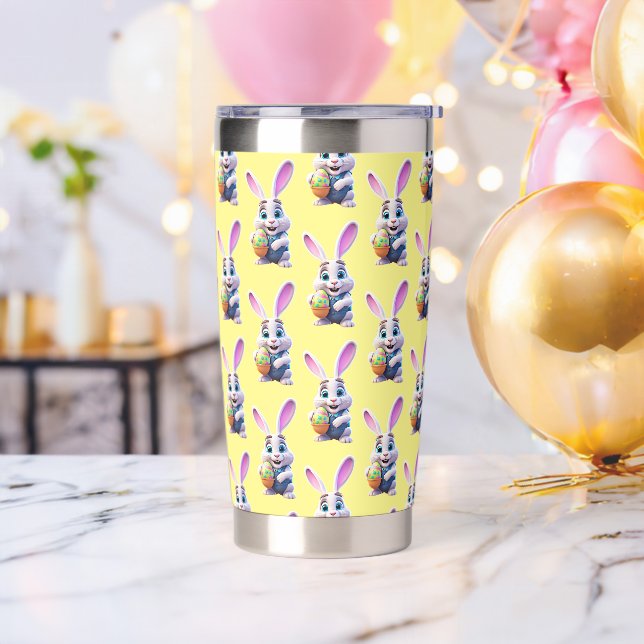 Cartoon Easter Bunny  Insulated Tumbler (Bachelor Party)