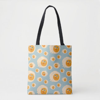 Cartoon Eggs Pattern Cute Food Tote Bag