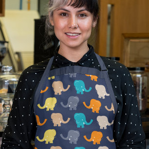 Cartoon Elephant Apron