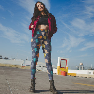 cartoon elephant leggings
