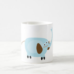 cartoon elephant mug