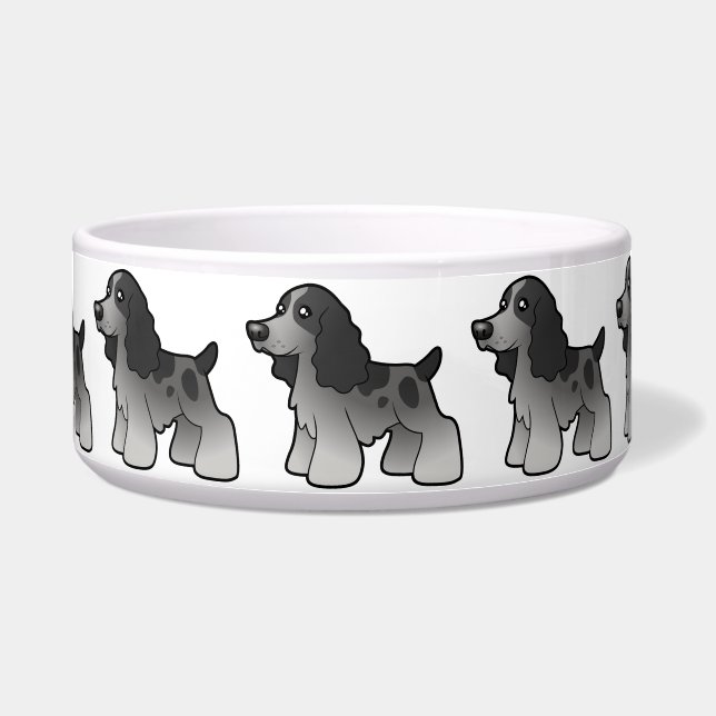 Cartoon English Cocker Spaniel (Front)