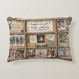 Cartoon Explorer Memory Box Design Decorative Cushion