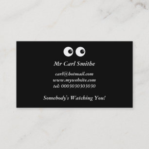 Cartoon Eyes, Business Card