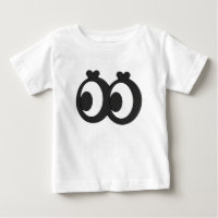 Cartoon Eyes Peek-A-Boo T-Shirt