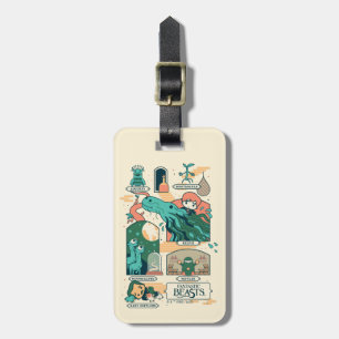 Cartoon Fantastic Beasts Scenes Luggage Tag