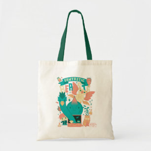 Cartoon Fantastic Beasts With Newt Scamander Tote Bag