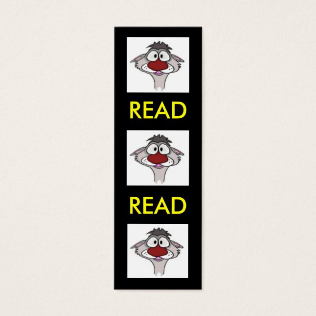Cartoon Ferret Bookmark (Front)