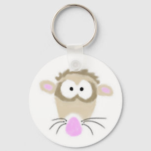 Cartoon Ferret Keychain