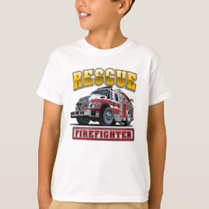 Cartoon firetruck T-Shirt