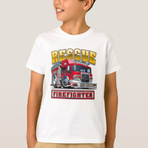 Cartoon firetruck T-Shirt
