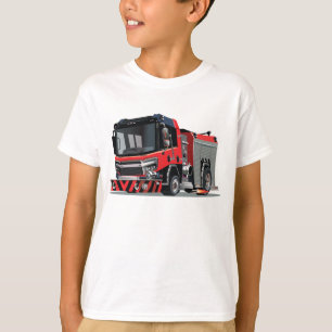 Cartoon firetruck T-Shirt