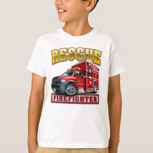 Cartoon firetruck T-Shirt