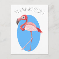 Cartoon Flamingo Thank You