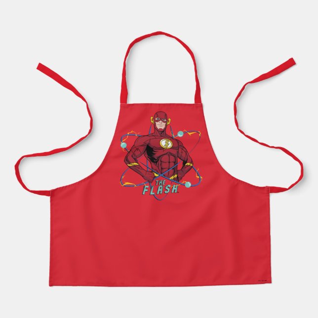 Cartoon Flash Atomic Graphic Apron (Front)