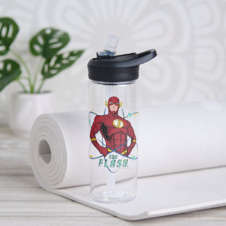 Cartoon Flash Atomic Graphic Water Bottle