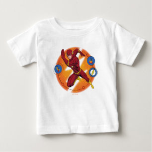 Cartoon Flash Laboratory Running Graphic Baby T-Shirt