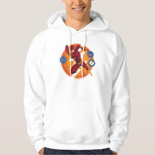 Cartoon Flash Laboratory Running Graphic Hoodie