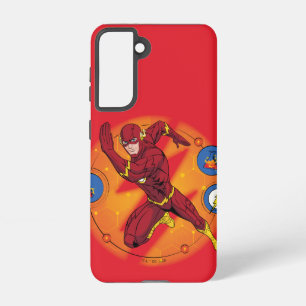Cartoon Flash Laboratory Running Graphic Samsung Galaxy Case