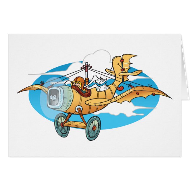 Cartoon Flivver (Front Horizontal)