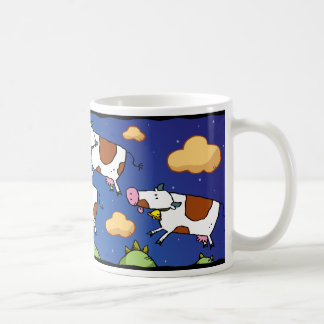 Cartoon Flying Cows Mug